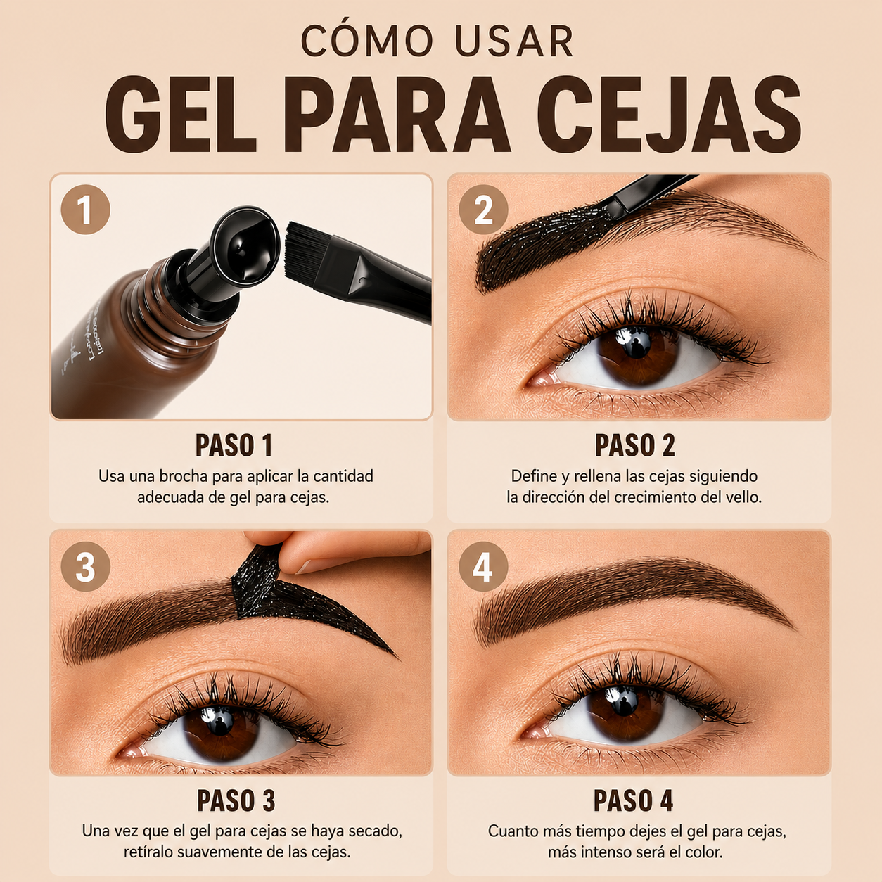 VELURA™ |  Gel de Cejas Efecto Laminado 72H